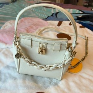 Steve Madden Cream Color Purse Handbag